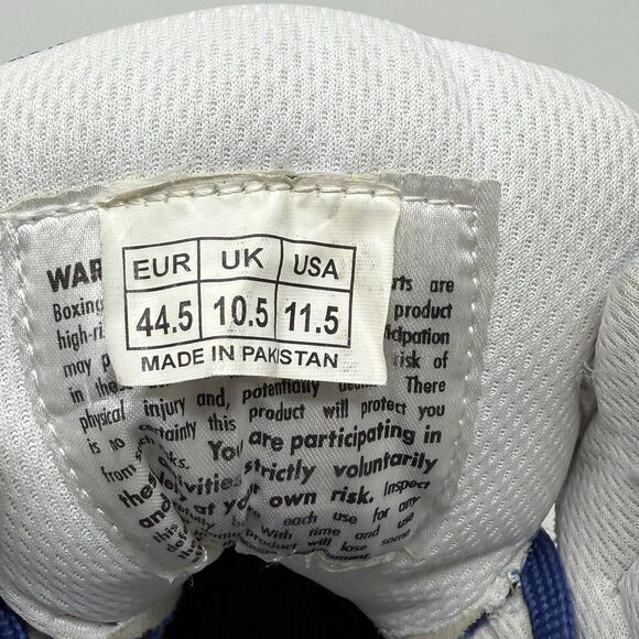 Title Boxing Box-Star Incite Elite Shoes Mens 11.5 Royal Blue White High Top - Picture 13 of 16